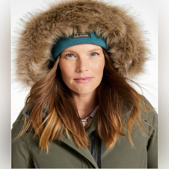 LL BEAN Women's Maine Mountain Parka Kelp Green XS 🔖 - Picture 6 of 15